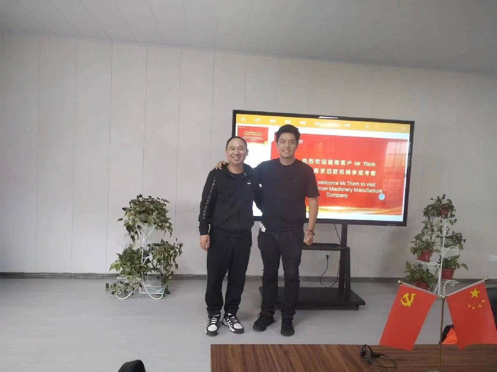 越南、印度客戶來我司參觀考察